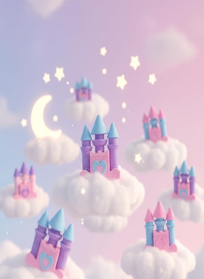 KHUSHA CREATIONS Princess Castle Eraser Set for Kids - Pack of 10 | Fun & Colorful Rubbers for School, Stationery Gift Set, Non-Toxic, Easy to Erase, Pookie Pastel Design, Birthday Return Gift,Kids Stationery Items - Image 4